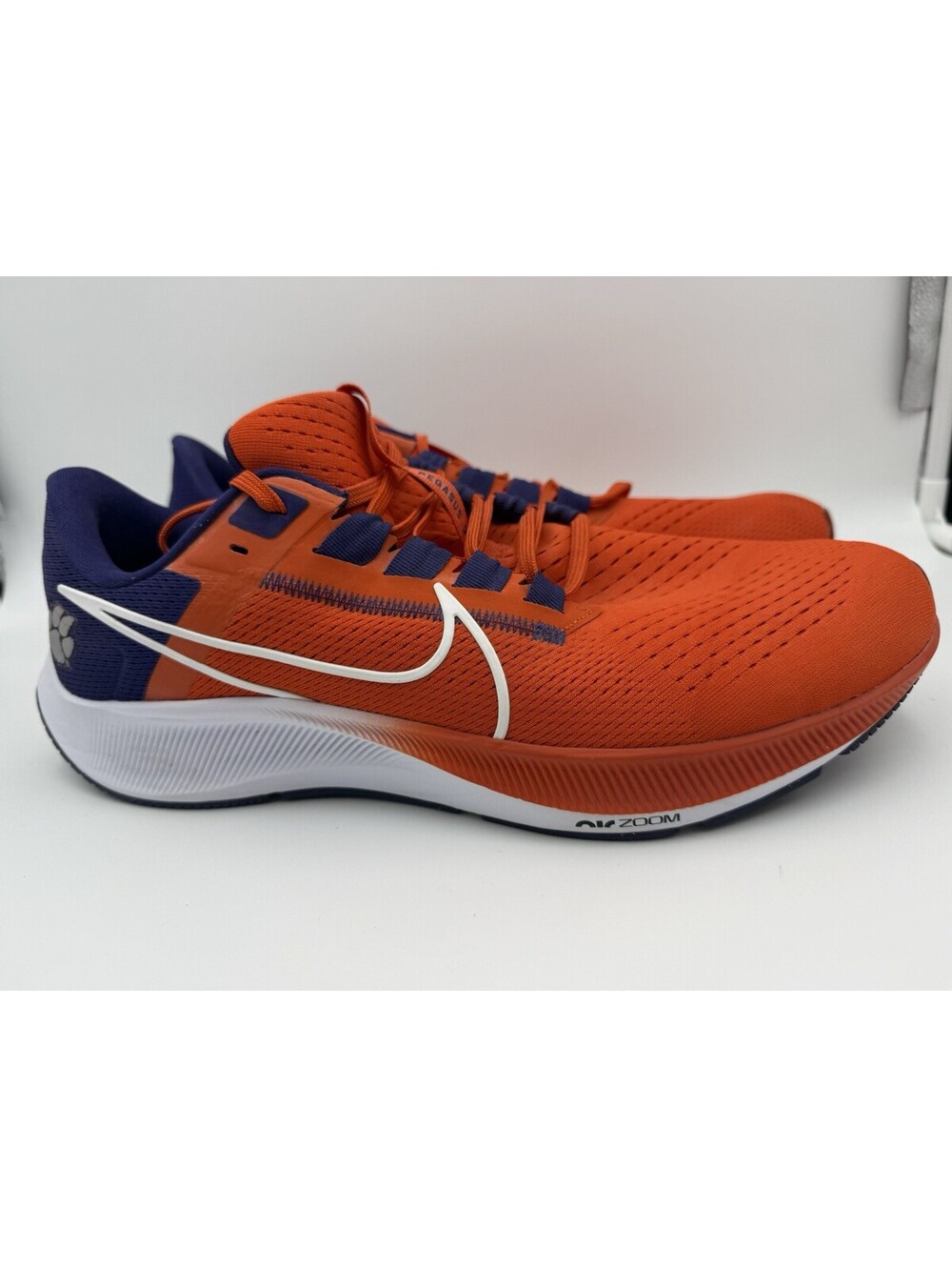 Nike Air Zoom Pegasus 38 Sneakers Shoes Clemson DJ0819-800 Men’s Size 13